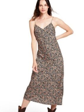 Nili Lotan Floral Maxi Slip Dress